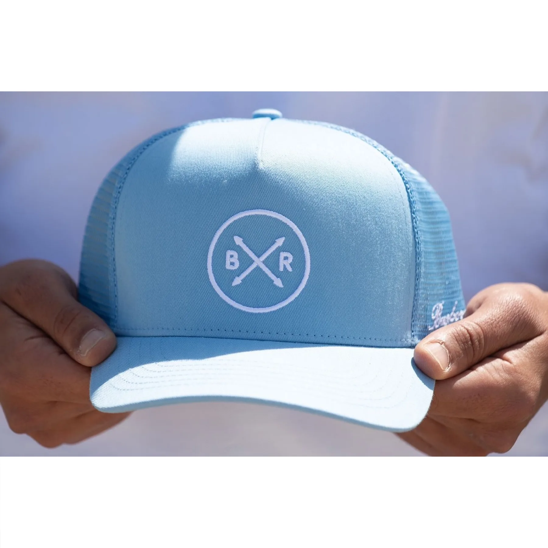 Casquette GRILLAGE BLEU CIEL