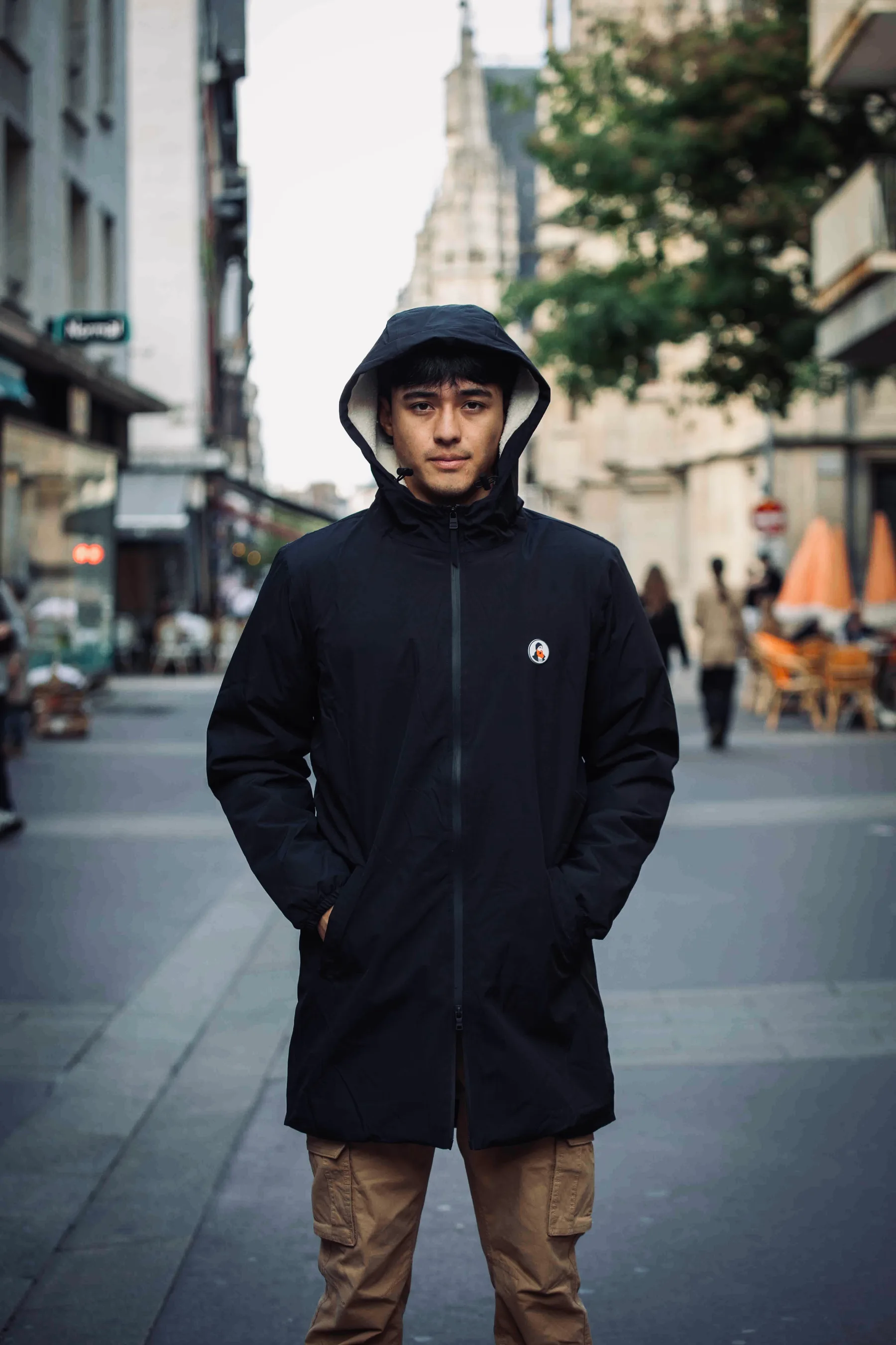 Parka imperméable Noire