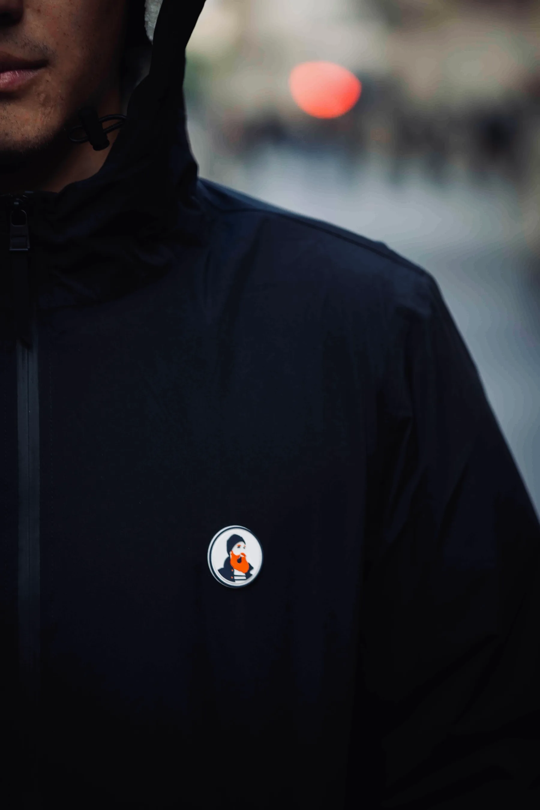 Parka imperméable Noire