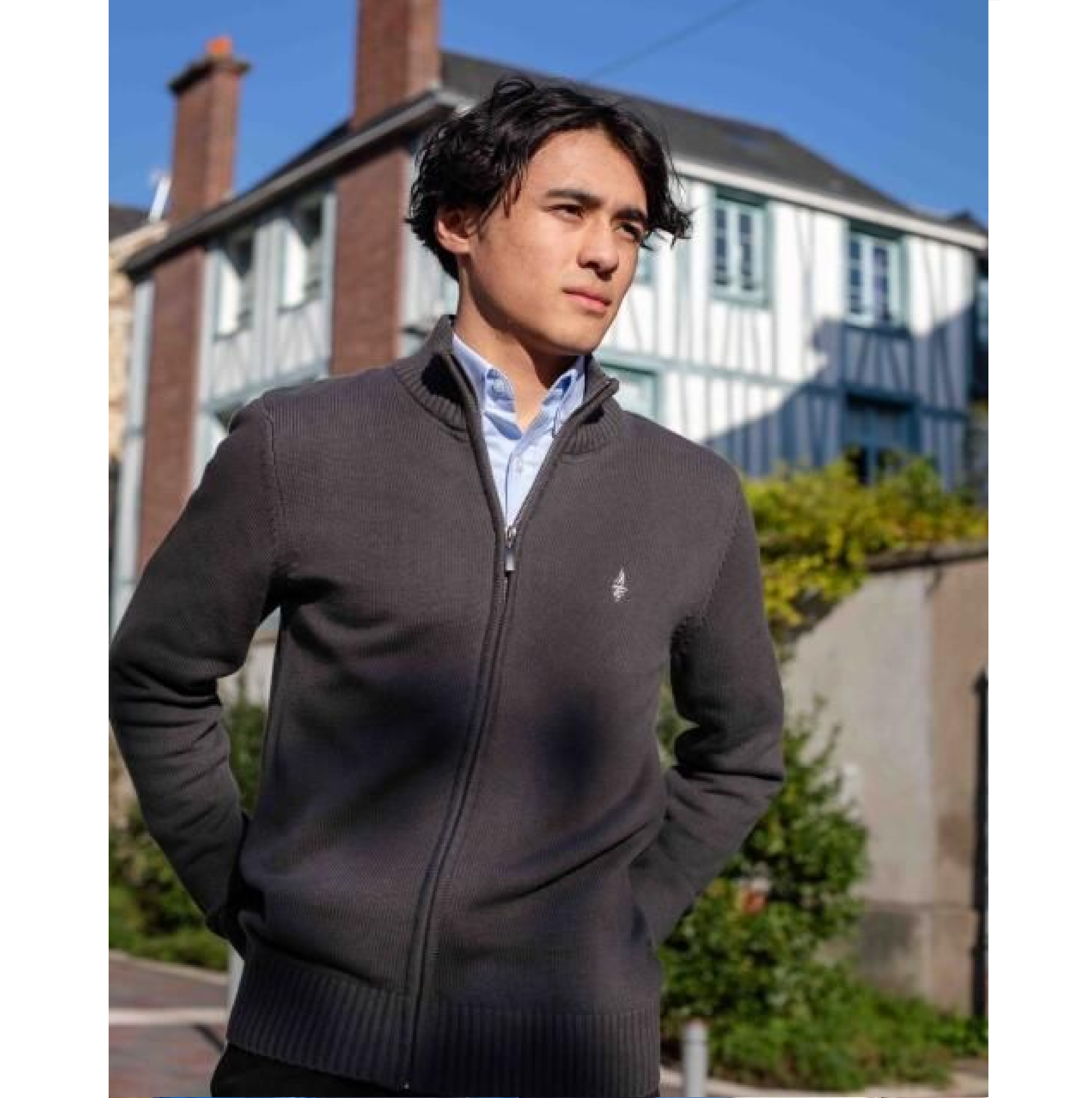 CARDIGAN GRIS
