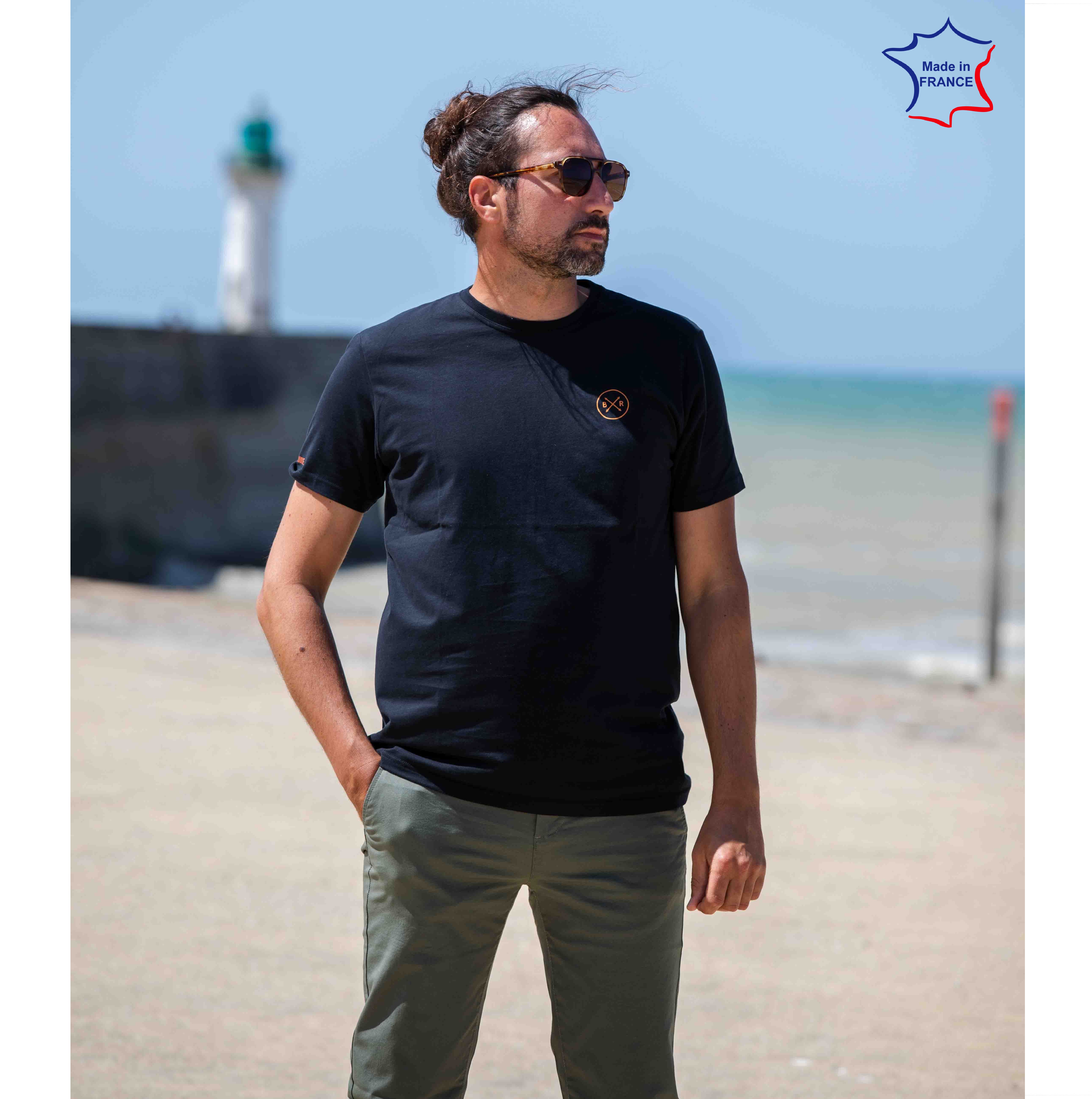 T-SHIRT BR MIF NOIR